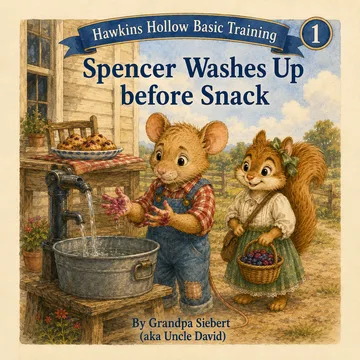 Cover of Spencer Washes Up before Snack