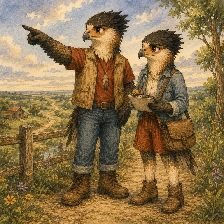 Relationship portrait of Aydin Caracara + Aleea Caracara