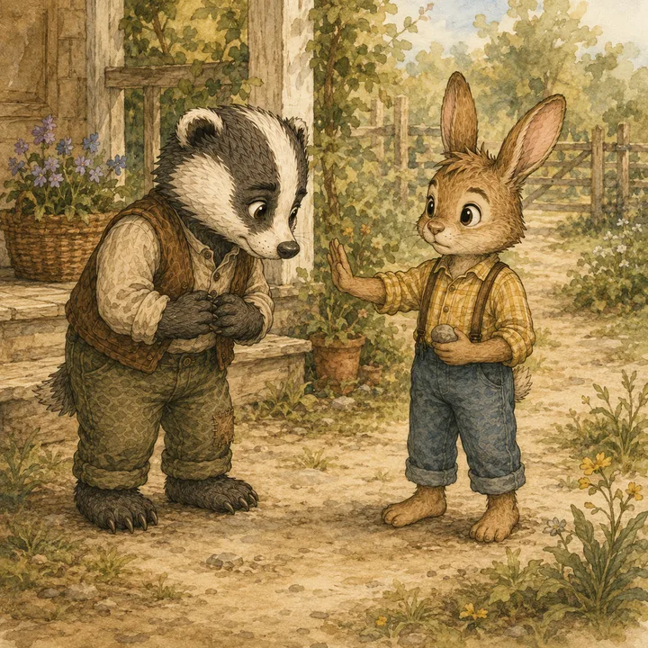Relationship portrait of Baxter Badger + Lead Child