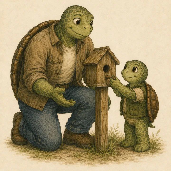Relationship portrait of Blain Turtle + Austin Turtle