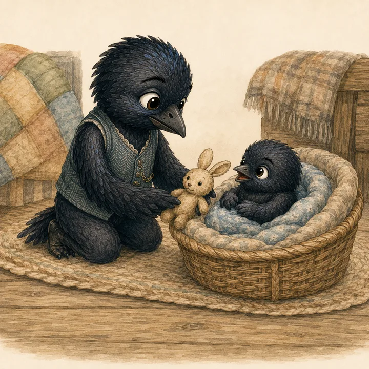 Relationship portrait of Callen Crow + Bentley Baby Crow