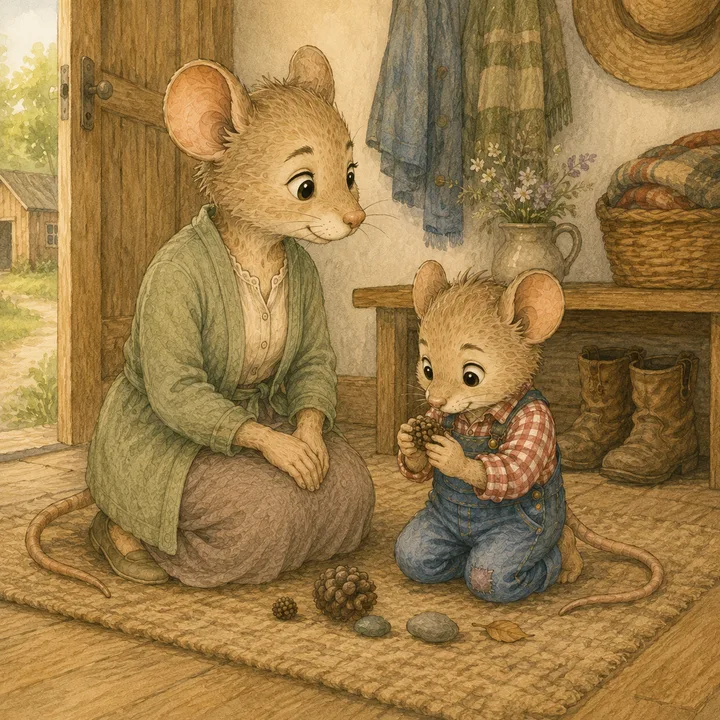 Relationship portrait of Harlie Mouse + Spencer Field Mouse