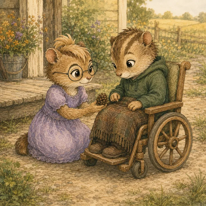 Relationship portrait of Kaydence Chipmunk + Asher Chipmunk