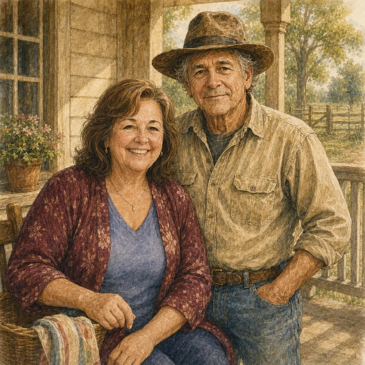 Relationship portrait of Mimi Hawkins + Pop-pop