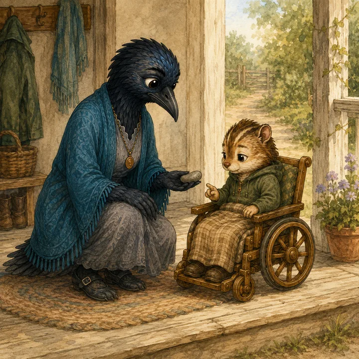 Relationship portrait of Skylin Crow + Asher Chipmunk
