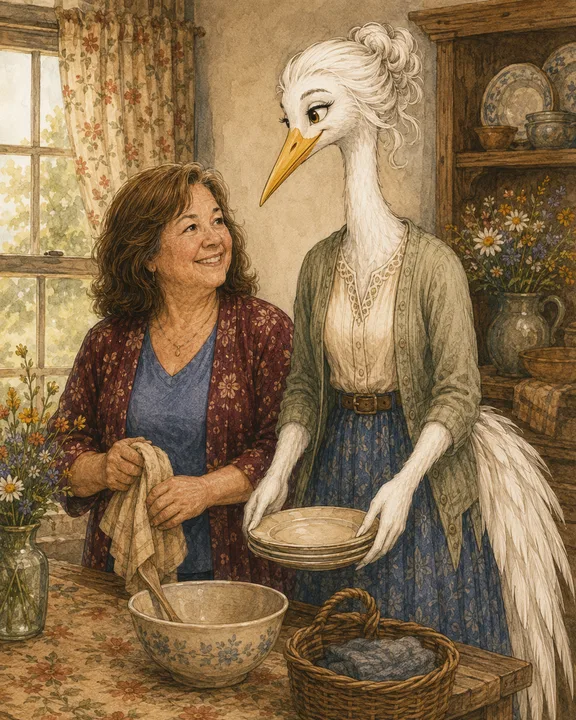 Relationship portrait of Trinity Egret + Mimi Hawkins